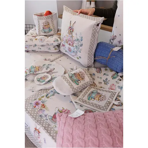 Набор салфеток под чашку Прованс Очарование d=11 см 4 шт. (44342) - фото 6