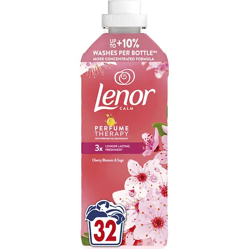 Кондиціонер для білизни Lenor Вишневий цвіт та шавлія 32 цикли прання 675 мл