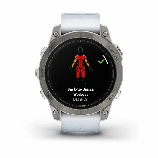 Смарт-годинник Garmin Epix Pro Gen 2 Sapphire 47mm Titanium w. Whitestone Band (010-02803-20/21) - фото 10
