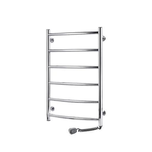 Полотенцесушитель электрический Kroner Дуга ДД09ER 800x500/6 ER CV018520, Хром, Правое - фото 1