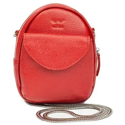 Міні-сумка Kroha червона флотар - фото 1