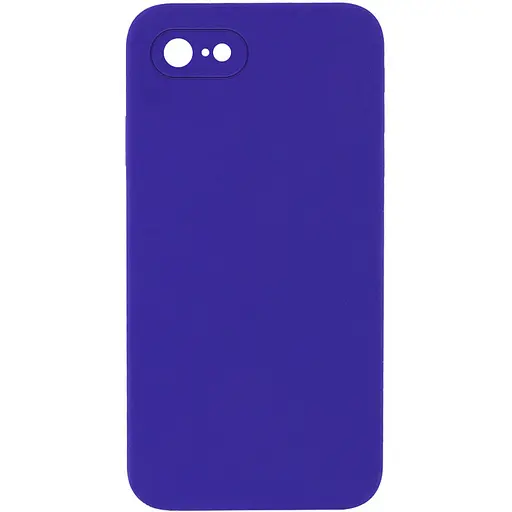 Чехол Epik Silicone Case Square Full Camera Protective AA NOLOGO для Apple iPhone 7/8/SE 2020 4.7 Фиолетовый/Ultra Violet - фото 1