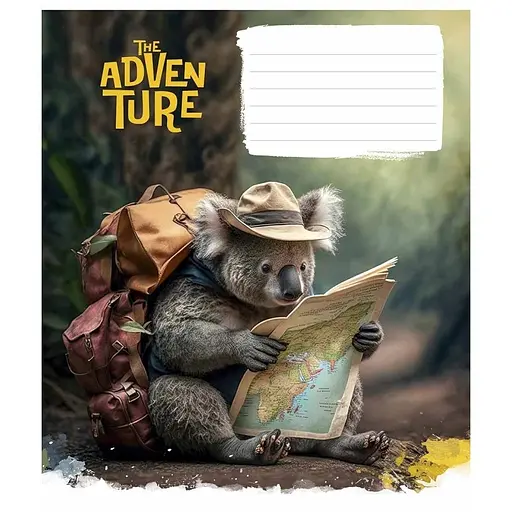 Зошит учнівський "Best adventure" 012-3285L-4 в лінію, 12 аркушів