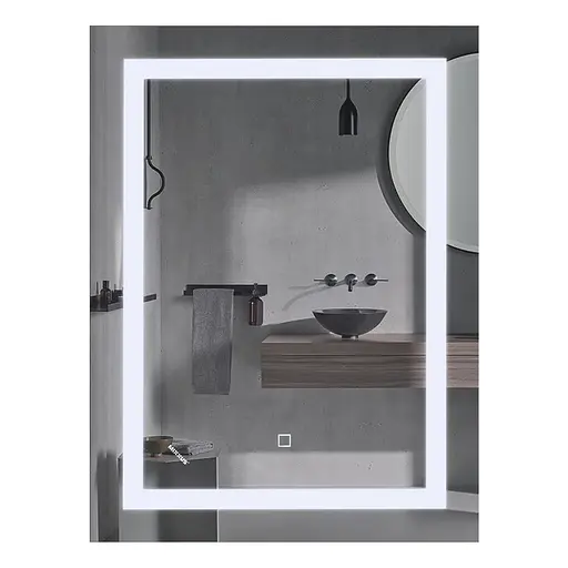 Дзеркало Mixxus Tall MR08-80x60-Reverse (LED Touch, антизапотівання, димер, регулювання яскравості) MI6659 - фото 1