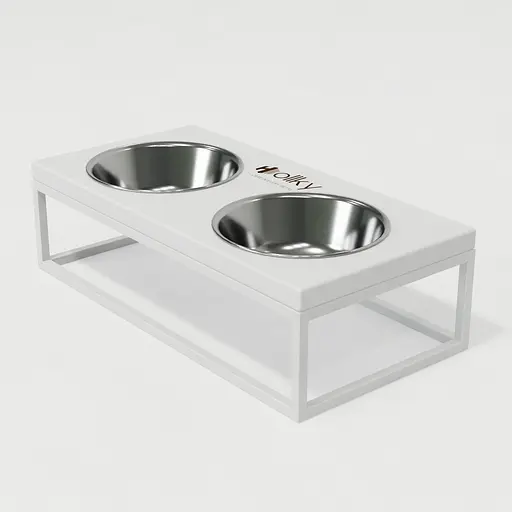 Hollky Base M — миски на підставці для середніх собак та великих котів (2 × 0,95 л) - фото 6