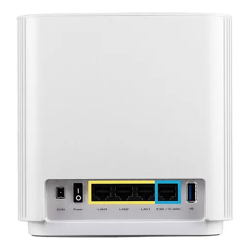 ASUS Маршрутизатор ZenWiFi XT8 2PK V2 white AX6600 3xGE LAN 1x2.5GE WAN 1xUSB3.1 WPA3 OFDMA MESH - фото 4