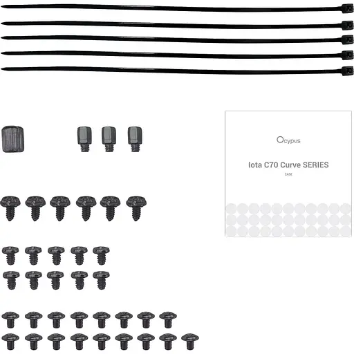 Корпус Ocypus IOTA C70 Curve ARGB Digital Black (IOTA-C70-BKD400CD-GL) - фото 10