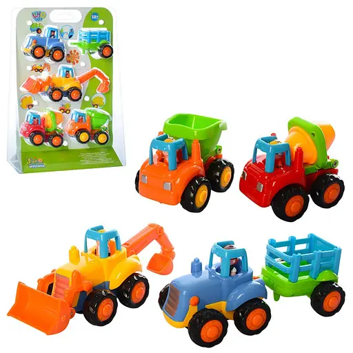 Игровой набор машинок 326 Стройтехника - фото 1