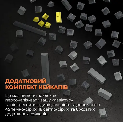 Клавіатура GamePro MK130G Pro Outemu Red Hot-Swap RGB Wireless Black (MK130G Pro) - фото 14