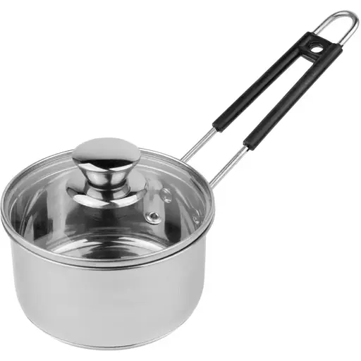 Ковш А-плюс со стеклянной крышкой 750 мл (000012404) - фото 1