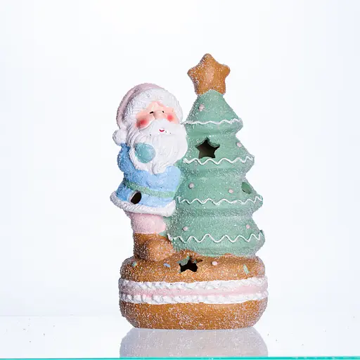 Новорічна декоративна фігурка Yiwu CR-6-9 з підсвічуванням 11.5 × 9 × 20 см  - фото 3