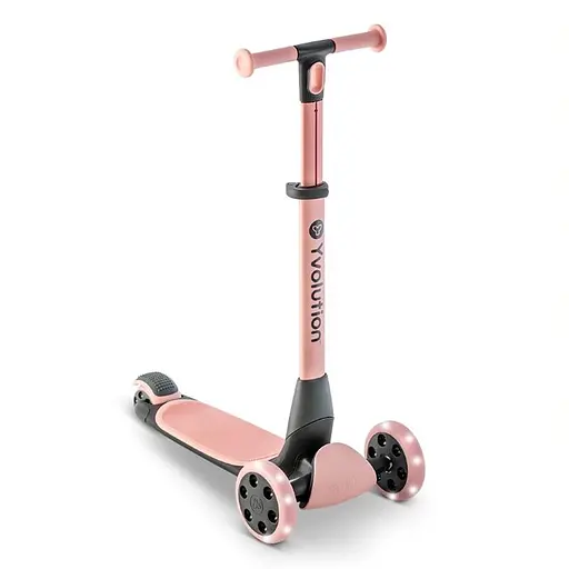 Самокат YVolution YGlider NUA Розовый - фото 1
