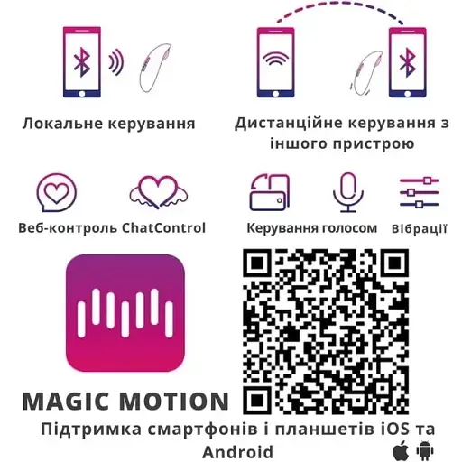 Смарт віброяйце I’MCUM Magic Motion Vini з додатком для смартфона та дистанційним керуванням (7970379617707) - фото 5