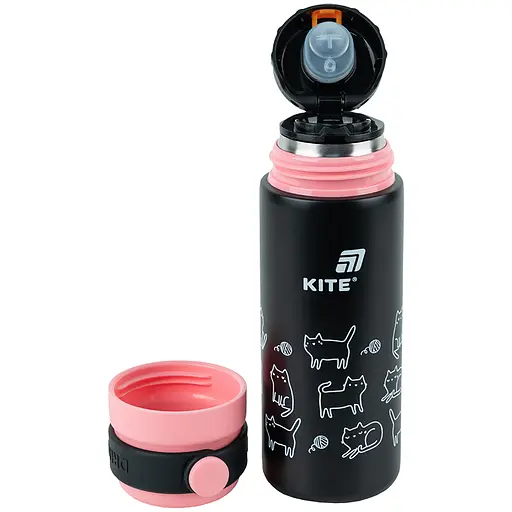 Термос Kite чорний 500 мл (K25-1222-3) - фото 2