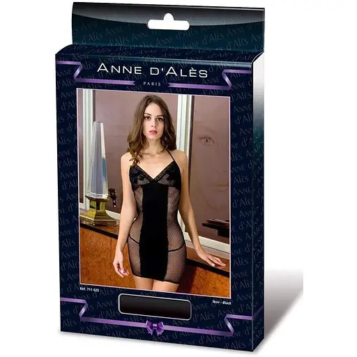 Сукня-сітка Anne De Ales Dernier Tango Black M/L - фото 3