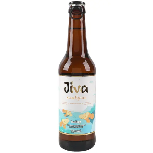 Напиток Jiva Комбуча Имбирь с соком имбиря 330 мл (922399) - фото 1