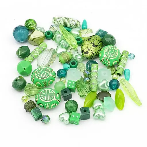 Декоративні намистинки для творчості Бомбей Dom Busin УТ100014221 в упаковці 110 шт - фото 1