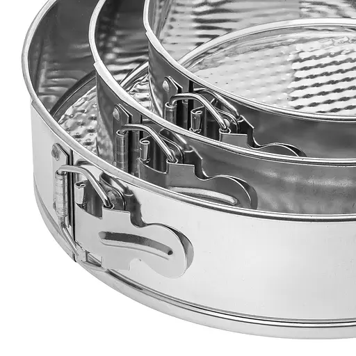 Набір форм для тортів зі знімним дном (18/21/25 см), Master Class Сірий 85620 - фото 8