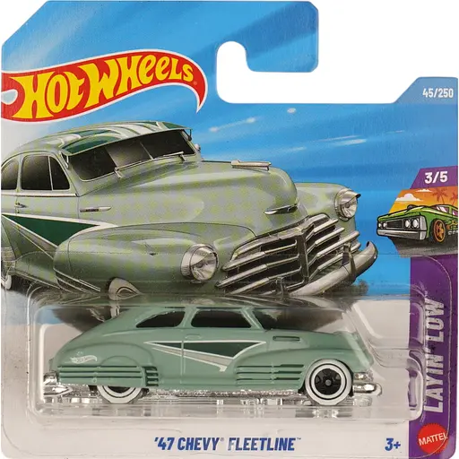 Базовая машинка Hot Wheels Layin Low 47 Chevy Fleetlane светло-зеленая (5785) JJJ16-N52 - фото 1