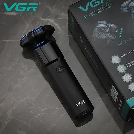 Чоловіча електробритва VGR V-325 акумуляторна бритва для чоловіків Чорний 5 Вт - фото 7