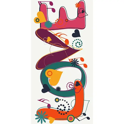 Картина по номерам "LOVE" Art Craft 16132-AC 40х80 см - фото 1