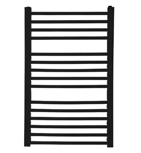 Рушникосушка водяна Heizung WG 15/55 вигнута 860х550 мм 428 Вт Чорний 30412 - фото 2
