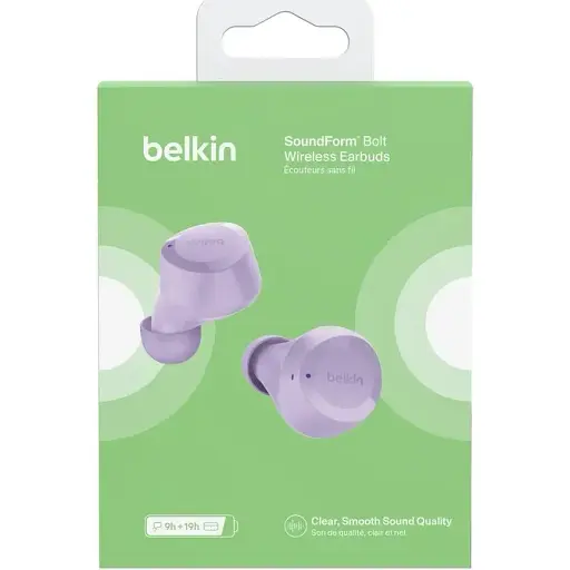 Навушники Belkin Soundform Bolt True Wireless Lavender - фото 8