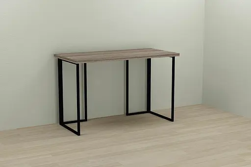 Компьютерный стол Ferrum-decor Ханна 75x120x60 черный ДСП Дуб Сонома Трюфель 32мм (FRD-103488)