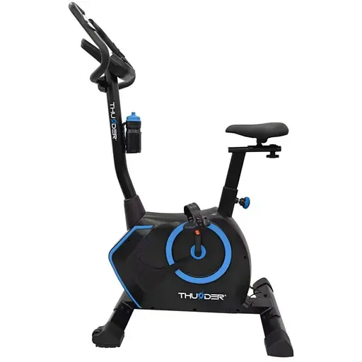 Велотренажер електромагнітний THUNDER TRIX чорно-синій - фото 1