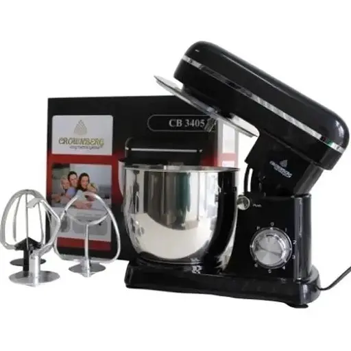 Кухонний комбайн Crownberg CB-3405 планетарний міксер, тестоміс із чашею на 5 літрів - фото 2