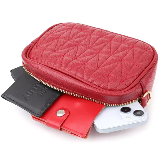 Женская сумка Vintage из натуральной кожи 20х14х7 см sum0027610 - фото 9