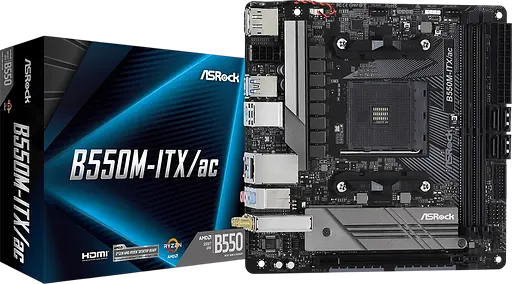 Материнська плата ASRock B550M-ITX/ac Socket AM4