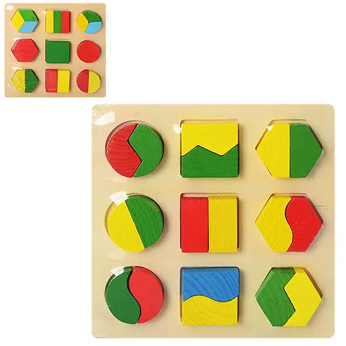 Дерев’яна іграшка Геометрика (В асортименті) MD0716