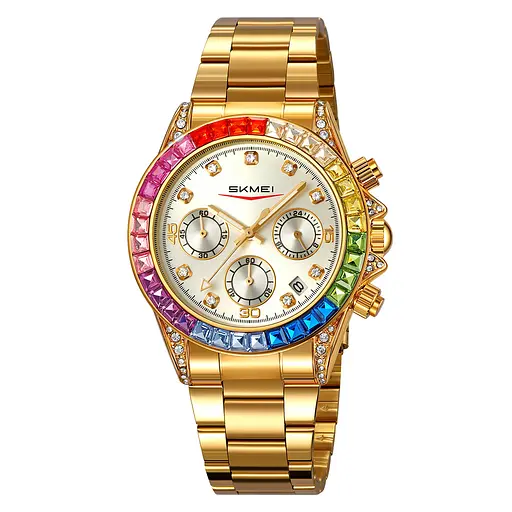 Наручний годинник жіночий 2352GDSI Gold-Silver Skmei acs0029979 - фото 1