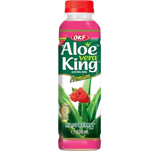 Напій негазований Aloe Vera King Raspberry 0,5л