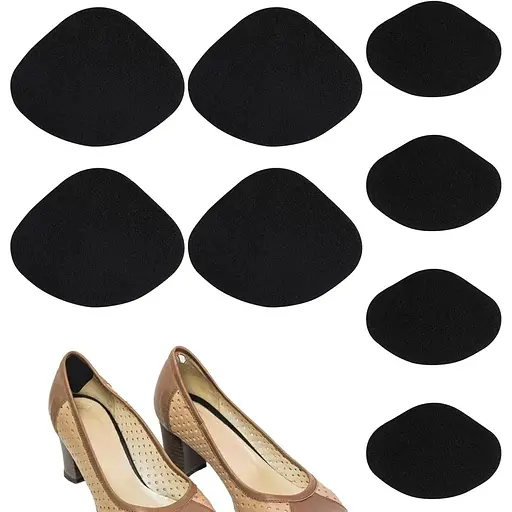 Набор средств для ремонта каблуков, самоклеящиеся внутренние заплатки для дыр, 4 пары