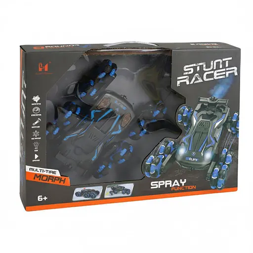 Радиоуправляемая трюковая машина-оборотень LH-C 060-3-01, управление браслетом и пультом 2.4G, звук, парогенерация, 360°, Красная - фото 2