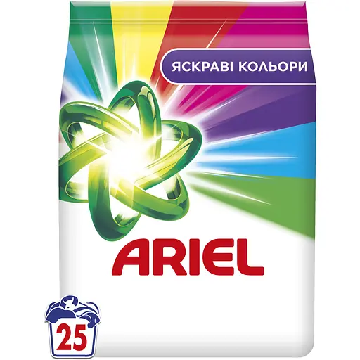 Пральний порошок Ariel Аква-Пудра Color 25 циклів 3.4 кг - фото 1