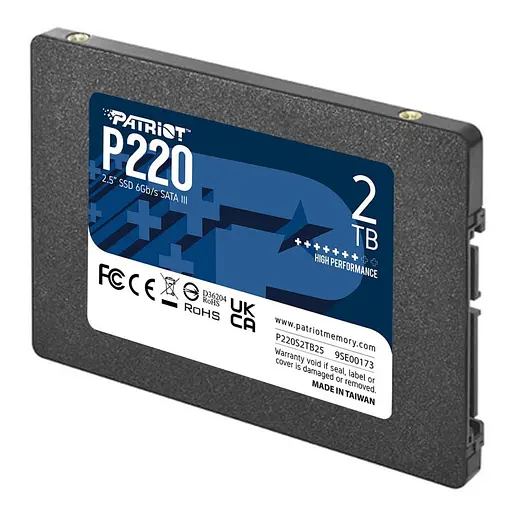 SSD-накопитель Patriot P220 2 ТБ (P220S2TB25) - фото 3