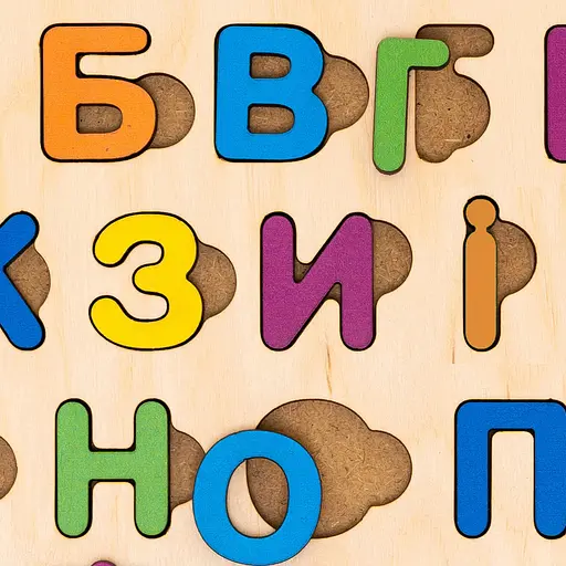 Пазл-сортер GoodPlay Абетка веселка (PS-4-005) - фото 4