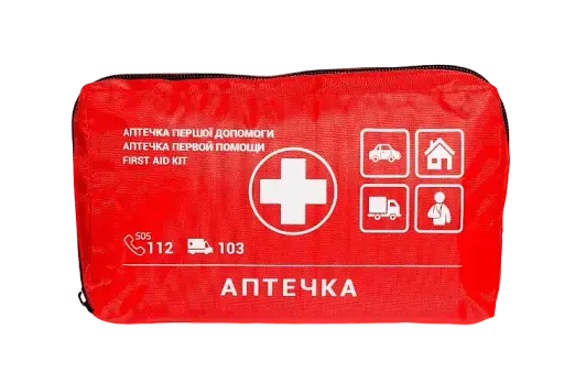 Аптечка медична автомобільна-1 Poputchik згідно ТУ м'який футляр (02-001-М) - фото 4