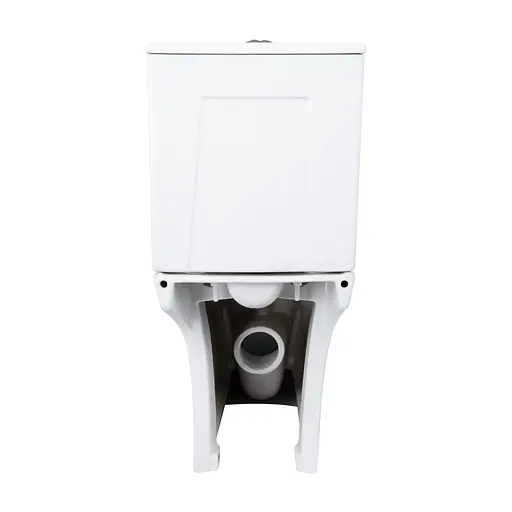 Унитаз-компакт Qtap Presto Quadro безободковый с сиденьем Soft-close QT24221215AW, Белый - фото 8