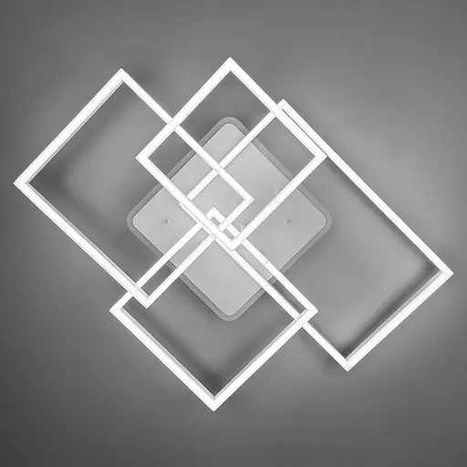 Світлодіодна люстра Venida у білому корпусі 80х70 см | Арт. A9040/4 RGB WT | Line F - фото 1