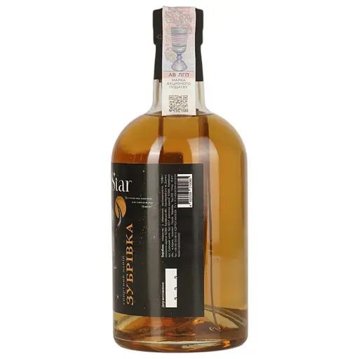 Напій спиртний AlcoStar Зубрівка 38% 0.5 л - фото 2