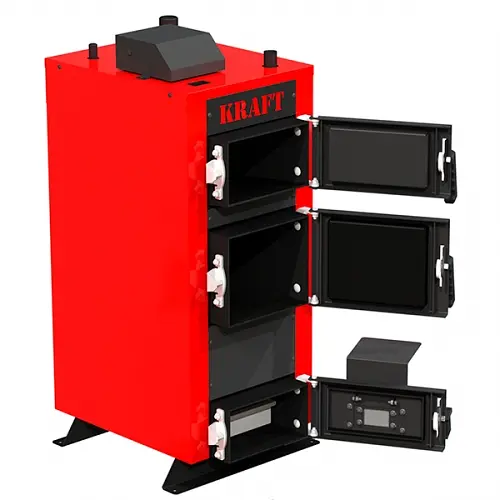 Твердопаливний котел Kraft серія E new 12 з ручним керуванням - фото 9