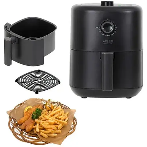 Аерофритюрниця духовка без олії Adler AD 6310 об'єм 3 л - фото 1