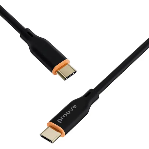 Кабель Proove Jelly Silicone USB-C to USB-C 60W 1m Black (CCJS60002201) [130744] - фото 3