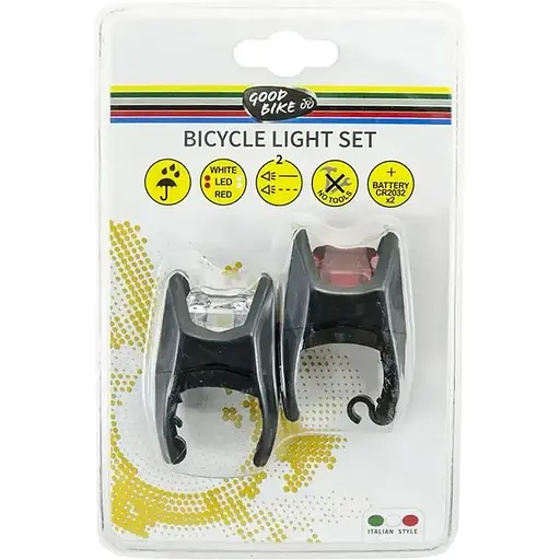 Ліхтарики блимавка світлодіодні Good Bike Eclipse комплект 2 LED 2 режими 2 шт. (92330-IS) - фото 4