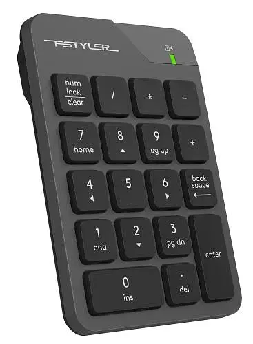 Клавіатура бездротова A4Tech FGK21C Fstyler Black/Grey - фото 2