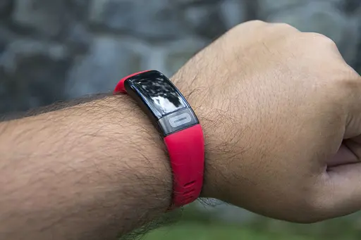 Розумний фітнес браслет Jiks Fit lite з тонометром і ЕКГ (Червоний) - фото 5